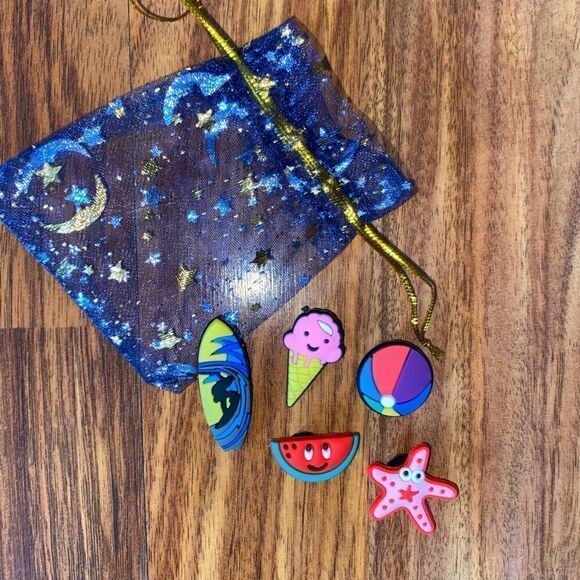 4 For $50 🎃 Crocs Shoe Charms Summer Themed Shoes Accessories - Picture 1 of 8